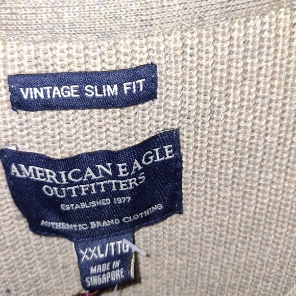 American Eagle Outfitters Other - American Eagle Outtfitters XXL Crew Neck Tan Jacket